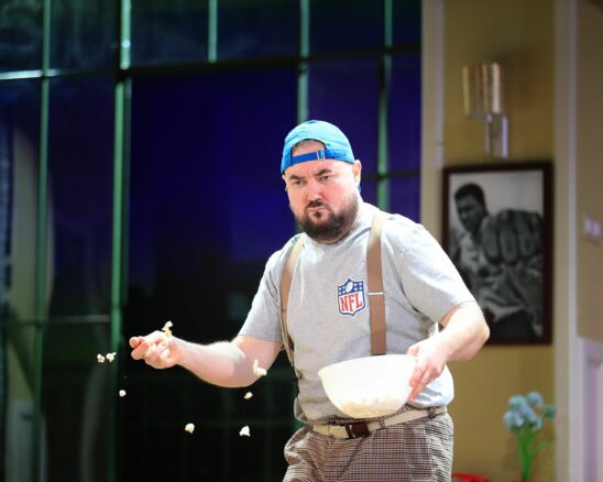 Sarkadi Kiss János Furcsa pár előadásfotó