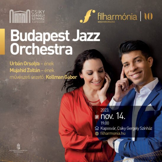 Budapest Jazz Orchestra koncert plakát