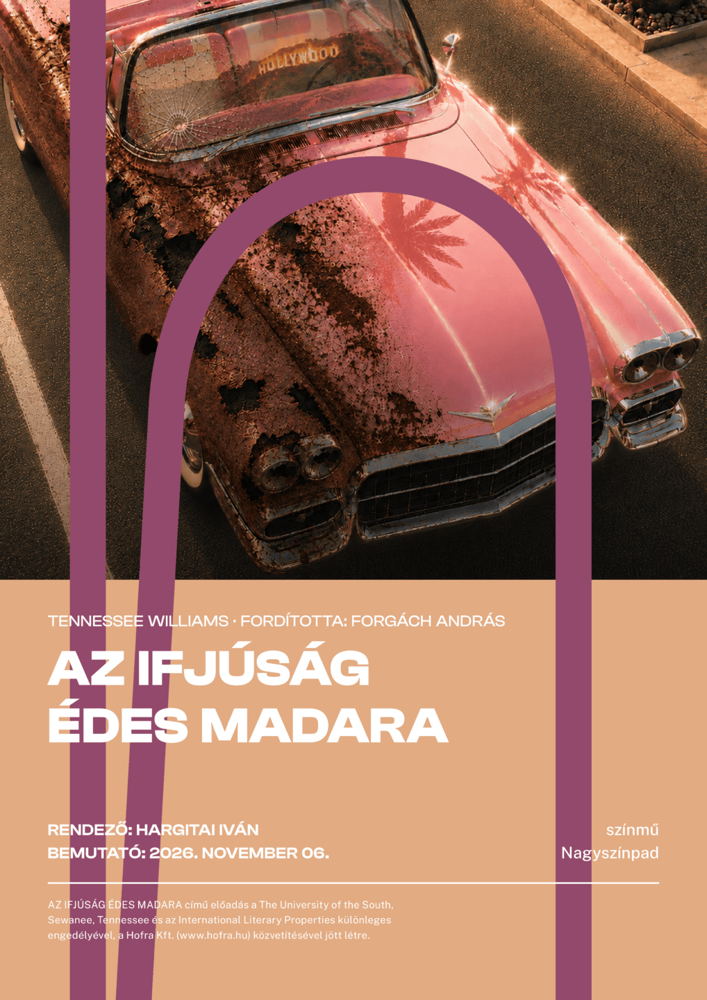 Az ifjúság édes madara ideiglenes plakát