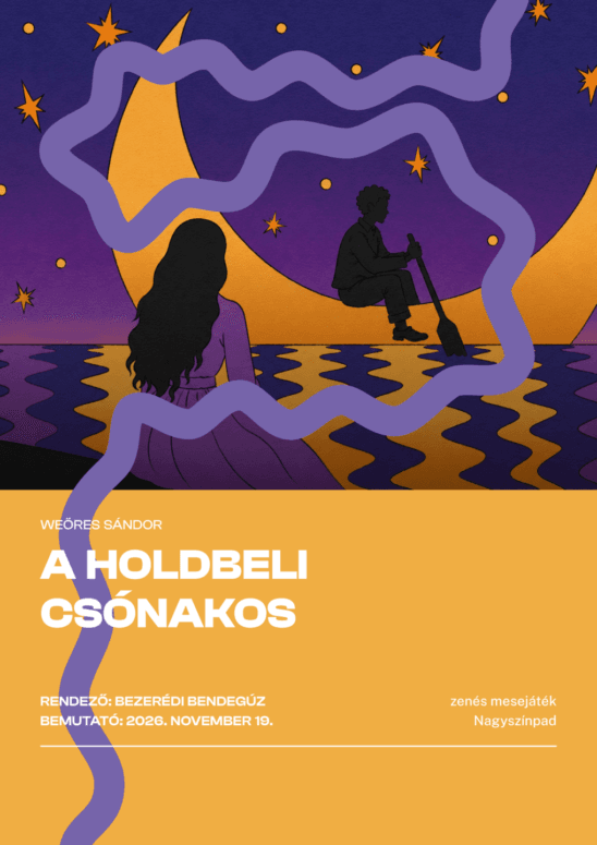 A Holdbeli cs&oacute;nakos ideiglenes plak&aacute;t