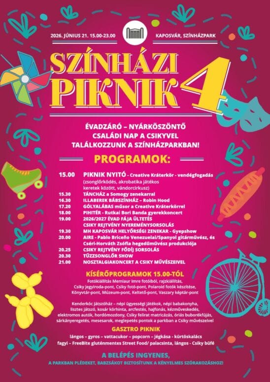 Színházi Piknik 4 program