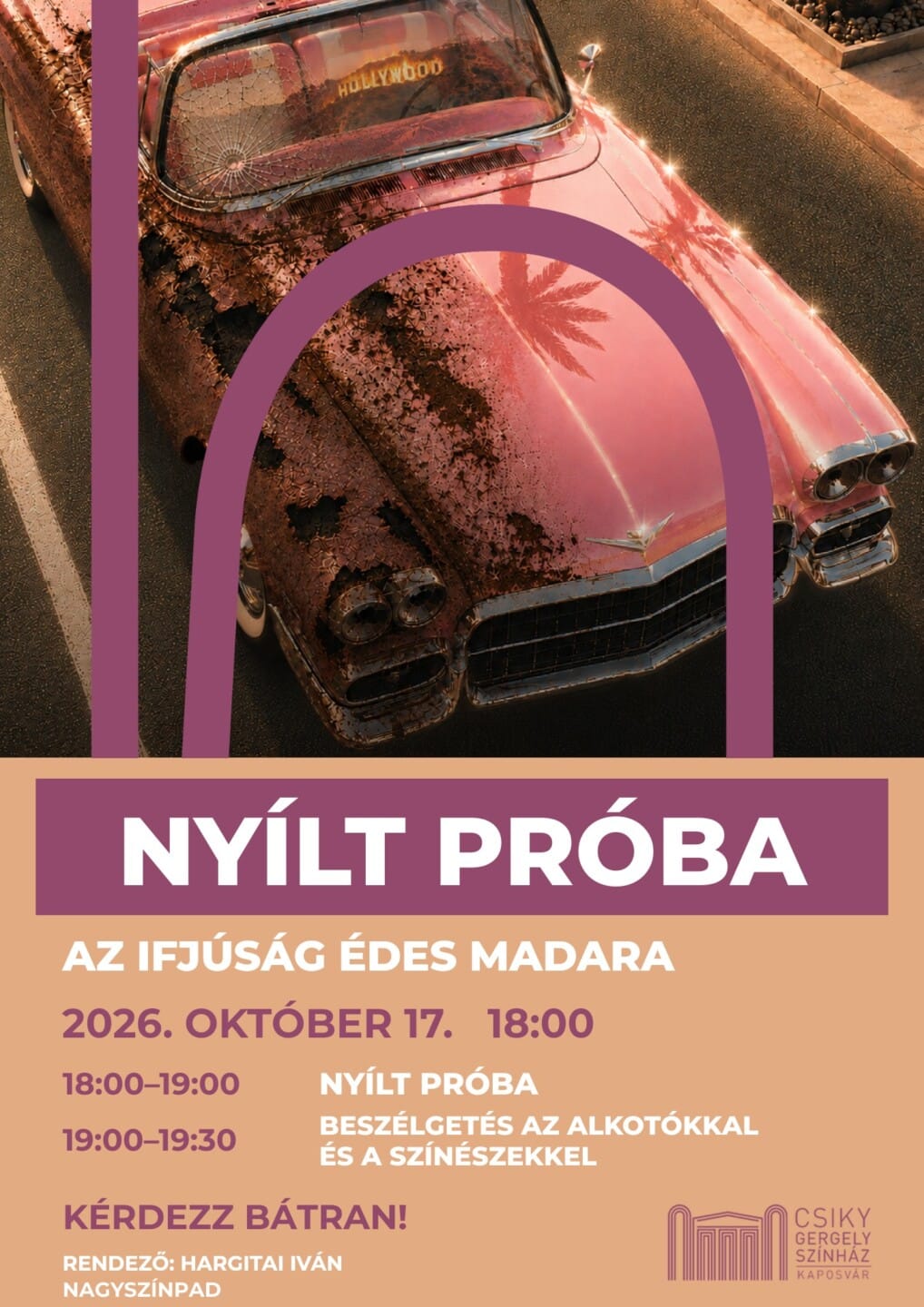 Az ifj&uacute;s&aacute;g &eacute;des madara ny&iacute;lt pr&oacute;ba